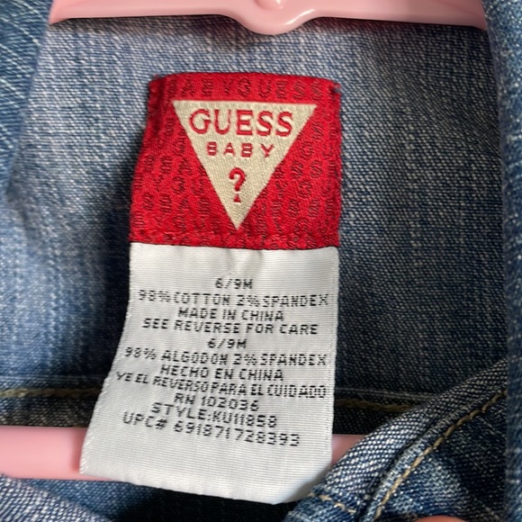 GUESS BABY JEAN DRESS - Picture 3 of 3